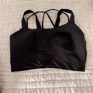 Lululemon Black Women's Strappy Sports Bra